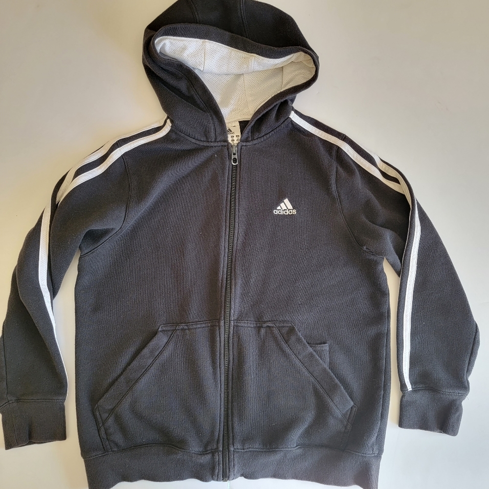 🧡2/$20🧡Adidas Boys Zip Up Hoodie Size Small